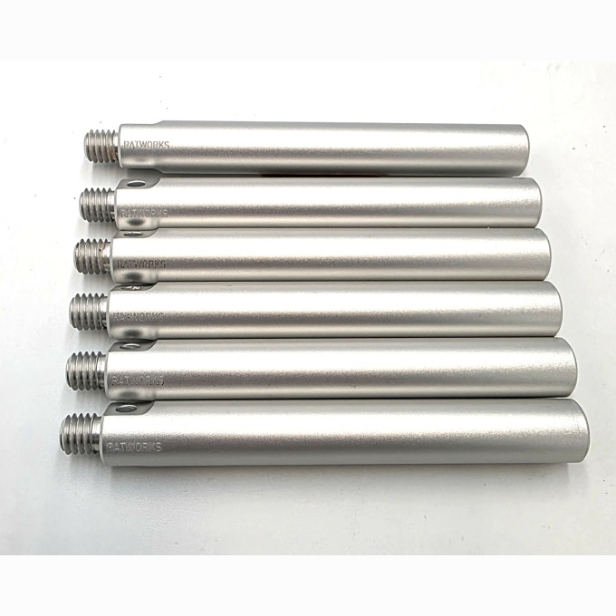 Clear Anodized 4.5inch Screw-in Bars 15mm x 6