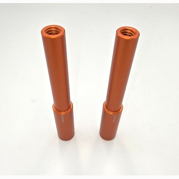 Burnt Orange Anodized 15-19mm Bars (short)