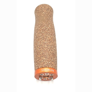 Burnt Orange Anodized 3/8inch Rat Grip