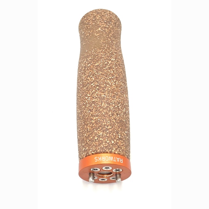 Burnt Orange Anodized 3/8inch Rat Grip