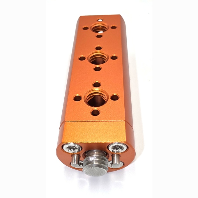 Burnt Orange 3/8th inch Handle Extension (Medium) 3 x 3/8th inch holes - 85mm