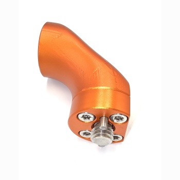 Burnt Orange Anodized Handle Extension 90deg
