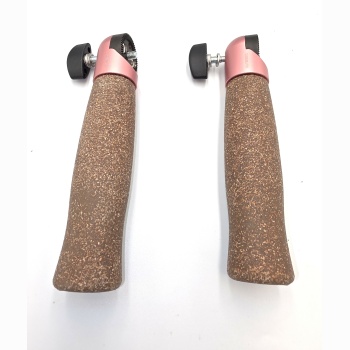 2 x Pink Rosette Rat Grips