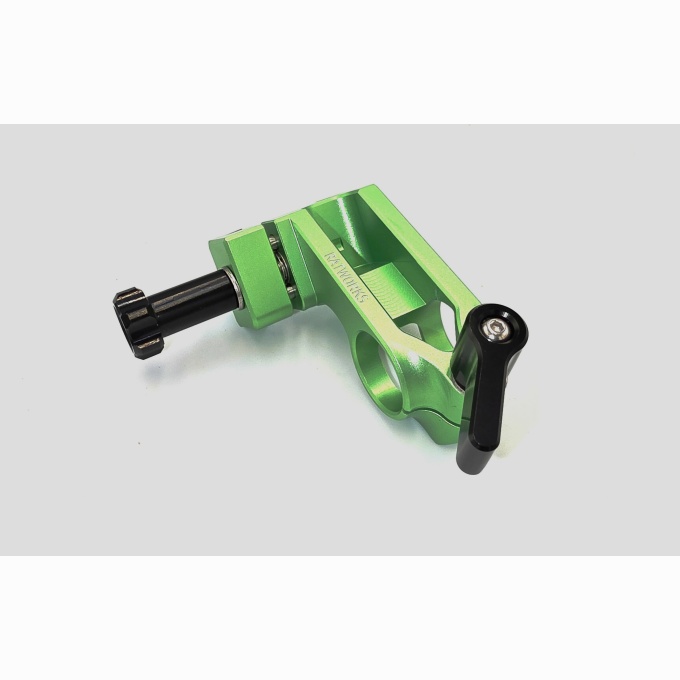 Fluorescent Green Anodized Preston Light Ranger 15mm Dovetail Mount - Image 2