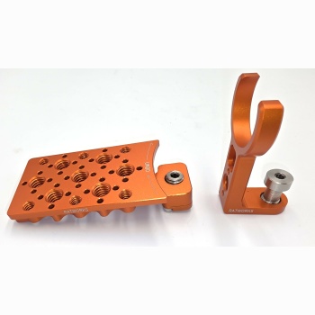 Burnt Orange Anodized Arri Map-2 Extension plate with Handle Support A