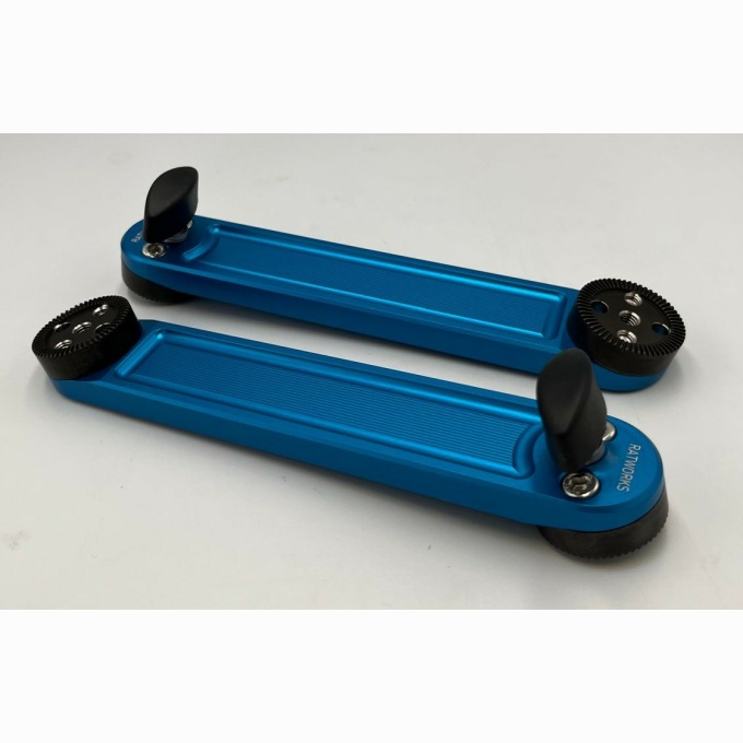Blue Anodized parts - Angle Offset Dog Bone Long - Image 3