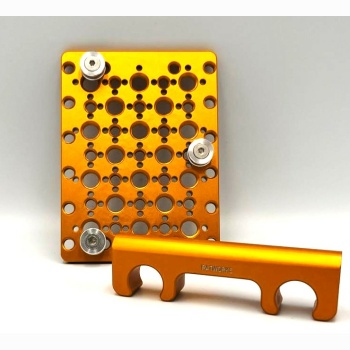 Gold Anodized Parts - RatWedge & AB Gold Mount Cheese Plate