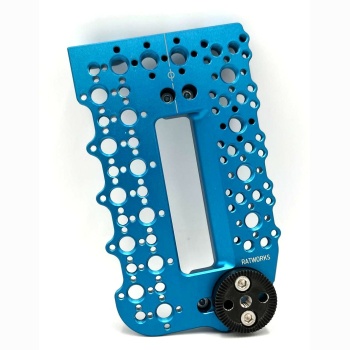 Light Blue Anodized part - Alexa 35 Integrated Side Plate